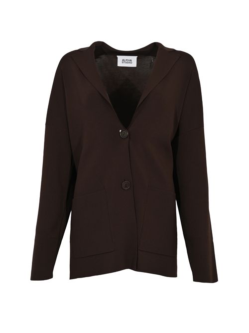 Blazer in maglia di viscosa Moro Alpha studio | AD-4342N2019